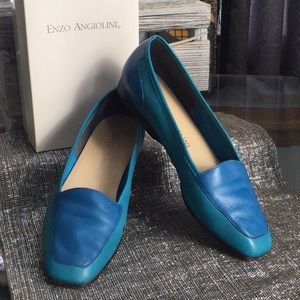 Enzo Angiolini woman’s size 8.5 blue shoes. Amazing show. Never worn.